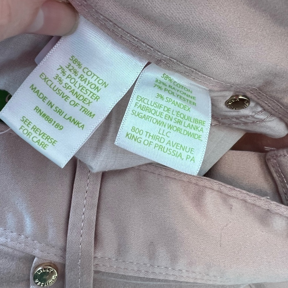 NEW Lilly Pulitzer Worth Skinny Rose Pants - Picture 16 of 16
